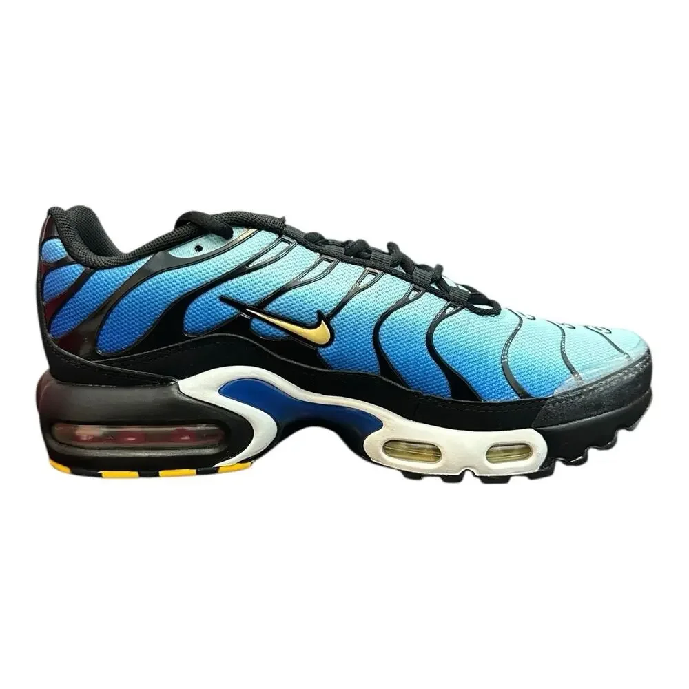 Nike Air Max Plus Chamois Sky Blue Black Kids Size 5.5Y CD0609 032 New Authentic
